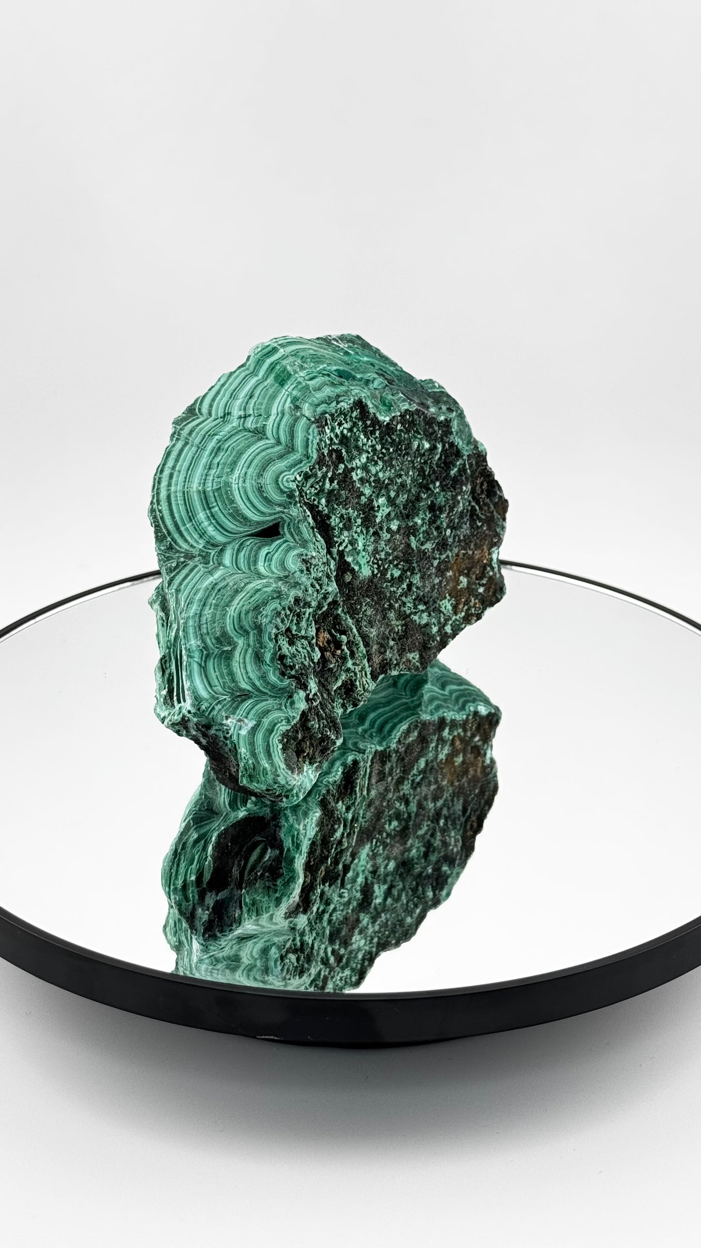 Malachit – Spektakuläre Bänderung – Kongo, 830g