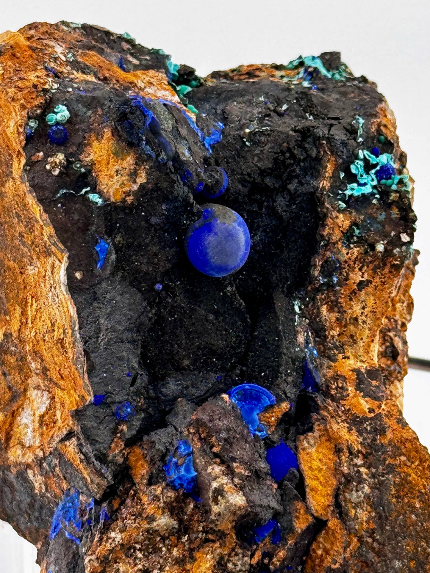 Azurit mit Malachit – Malbunka Copper Mine, Australien, 303g