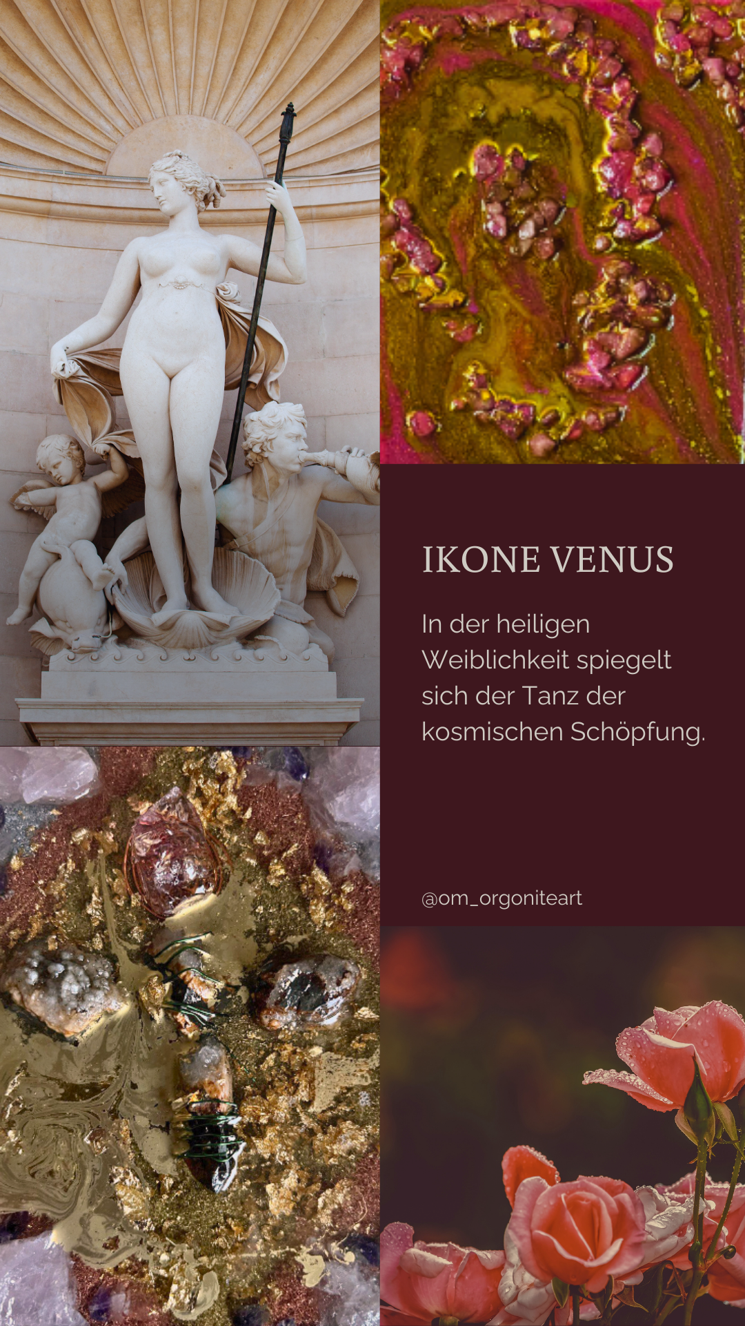 Venus – Kristall-Komposition
