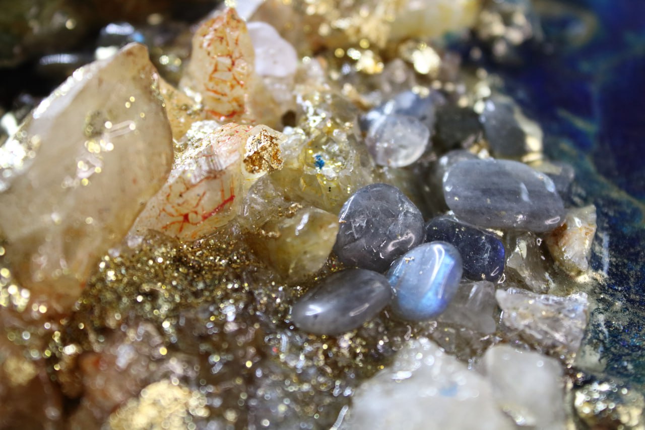 Füllhorn – Kristall-Komposition