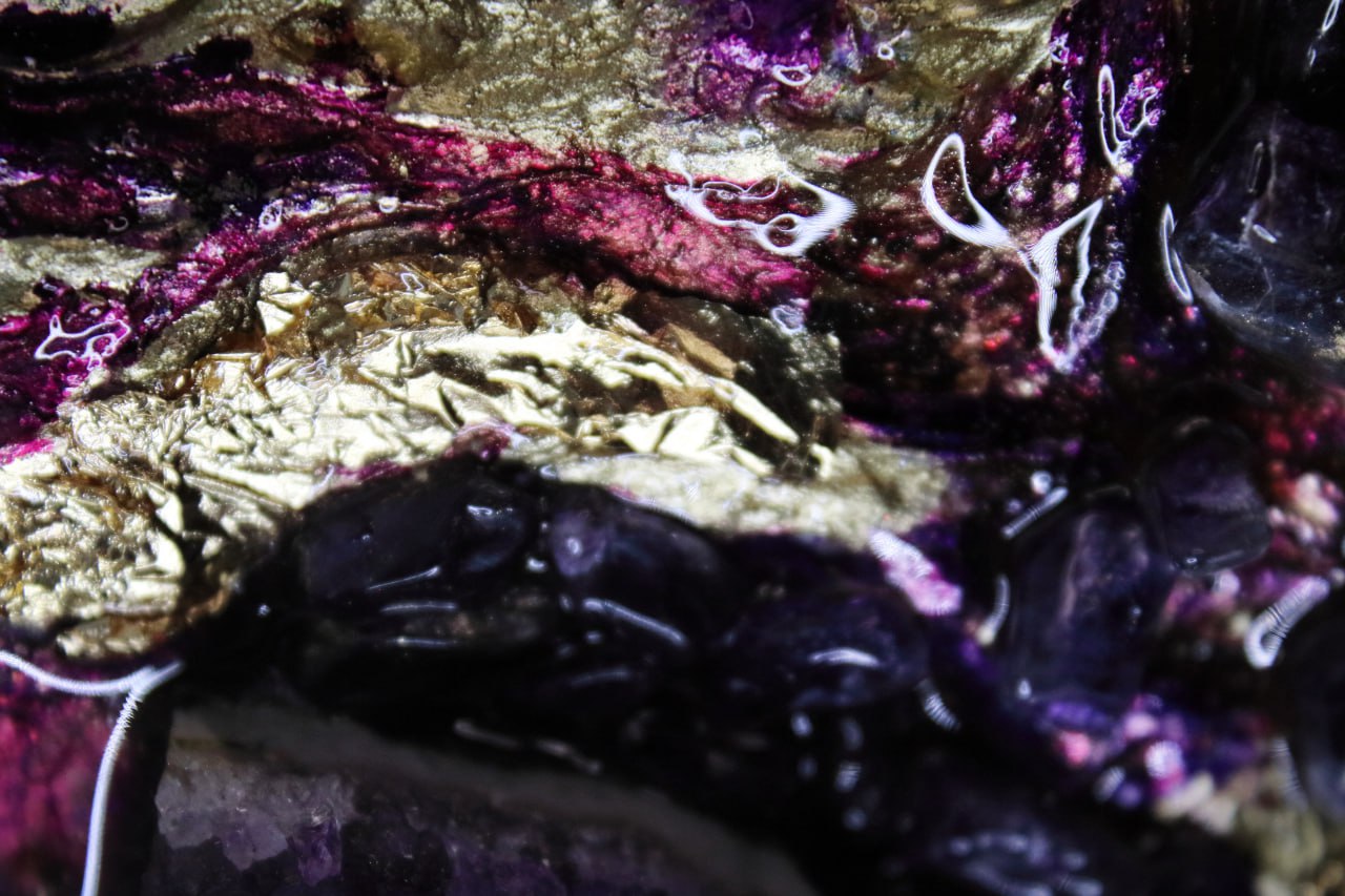 Amethystos Kristall Komposition