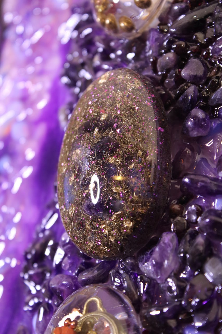 Amethystos Kristall Komposition