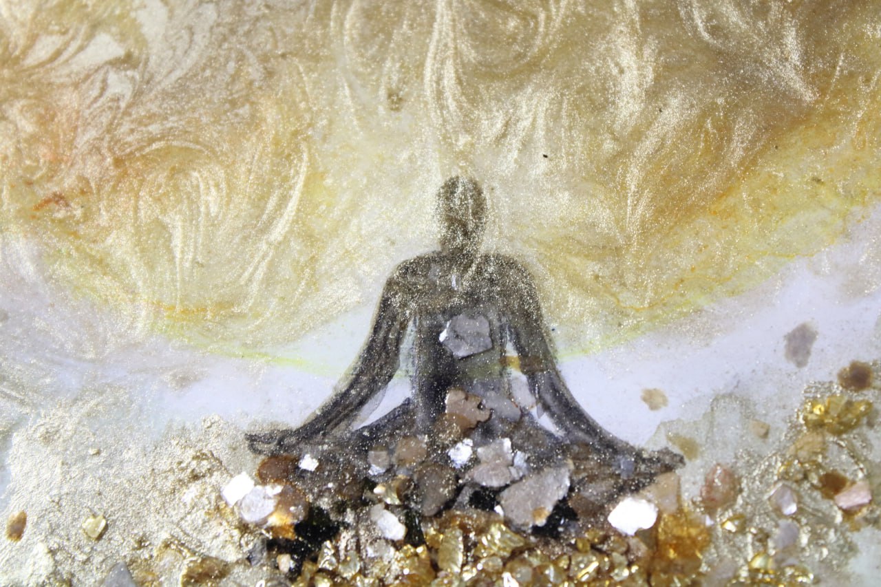 Der magische Berg - Bergkristall- Komposition