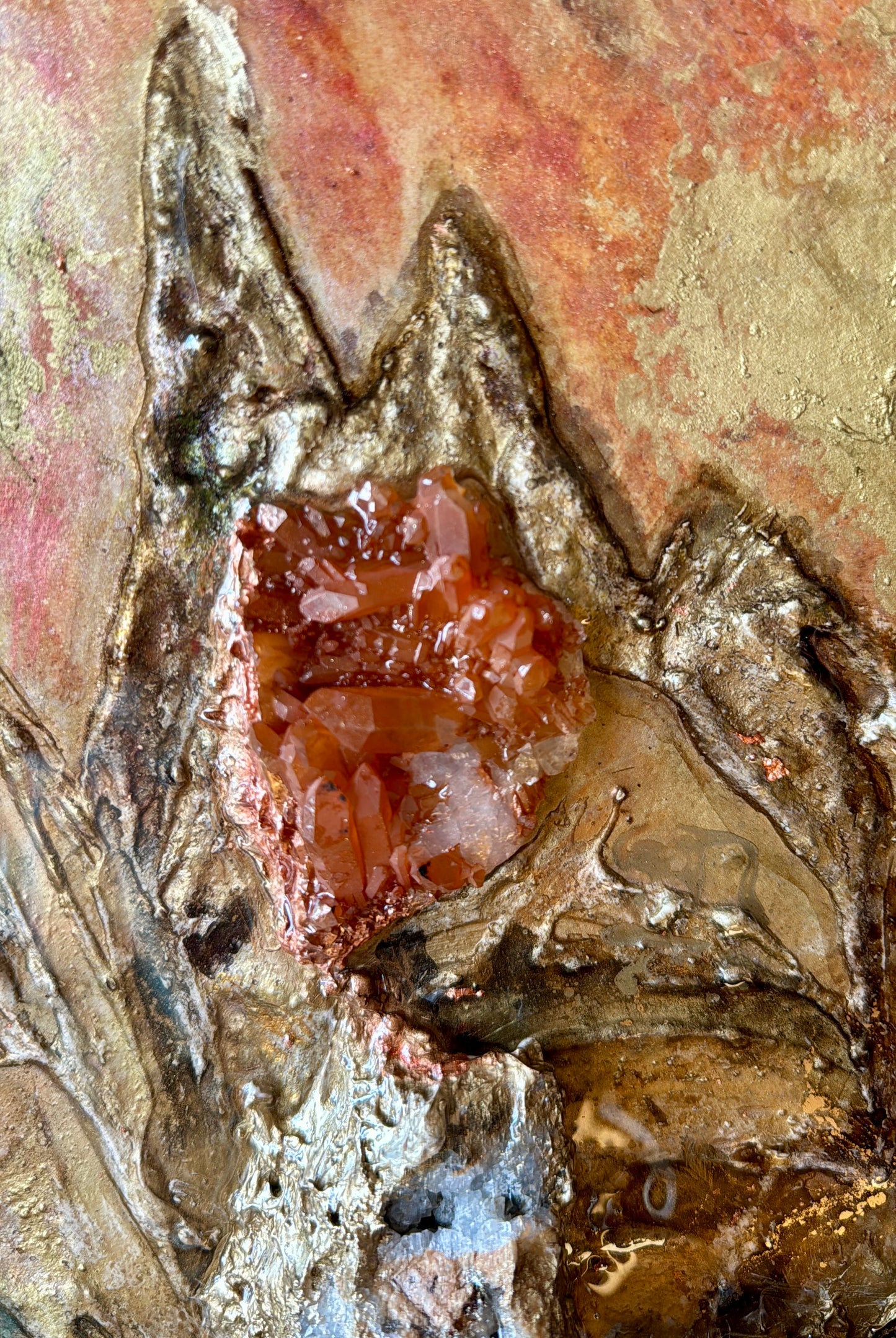 Der magische Berg - Bergkristall- Komposition