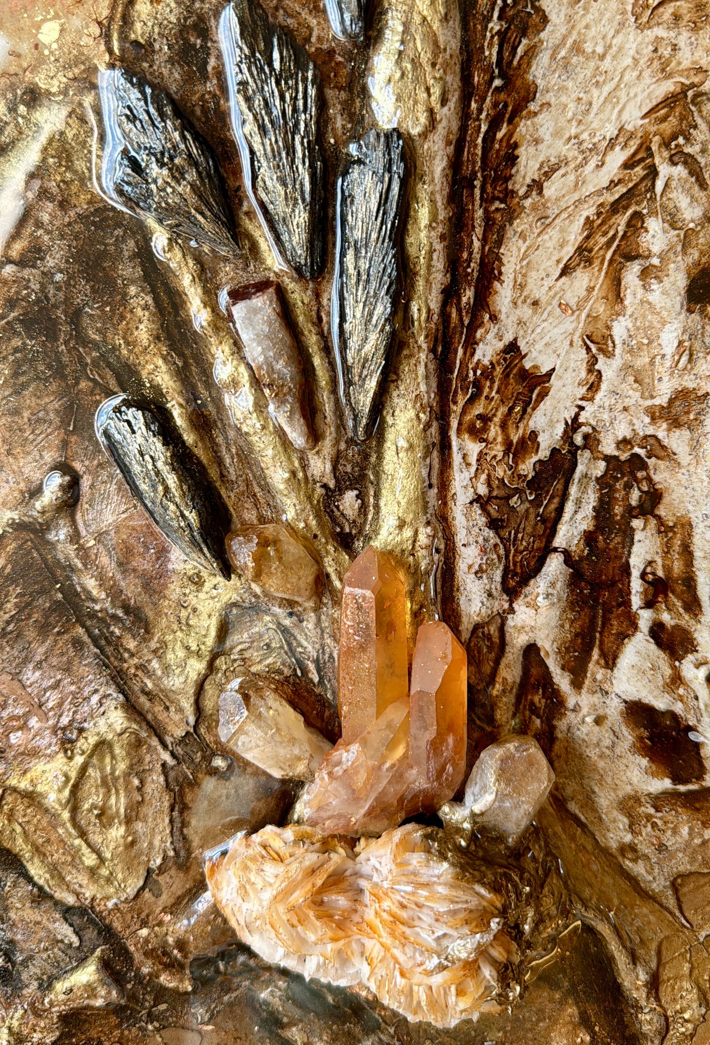 Der magische Berg - Bergkristall- Komposition