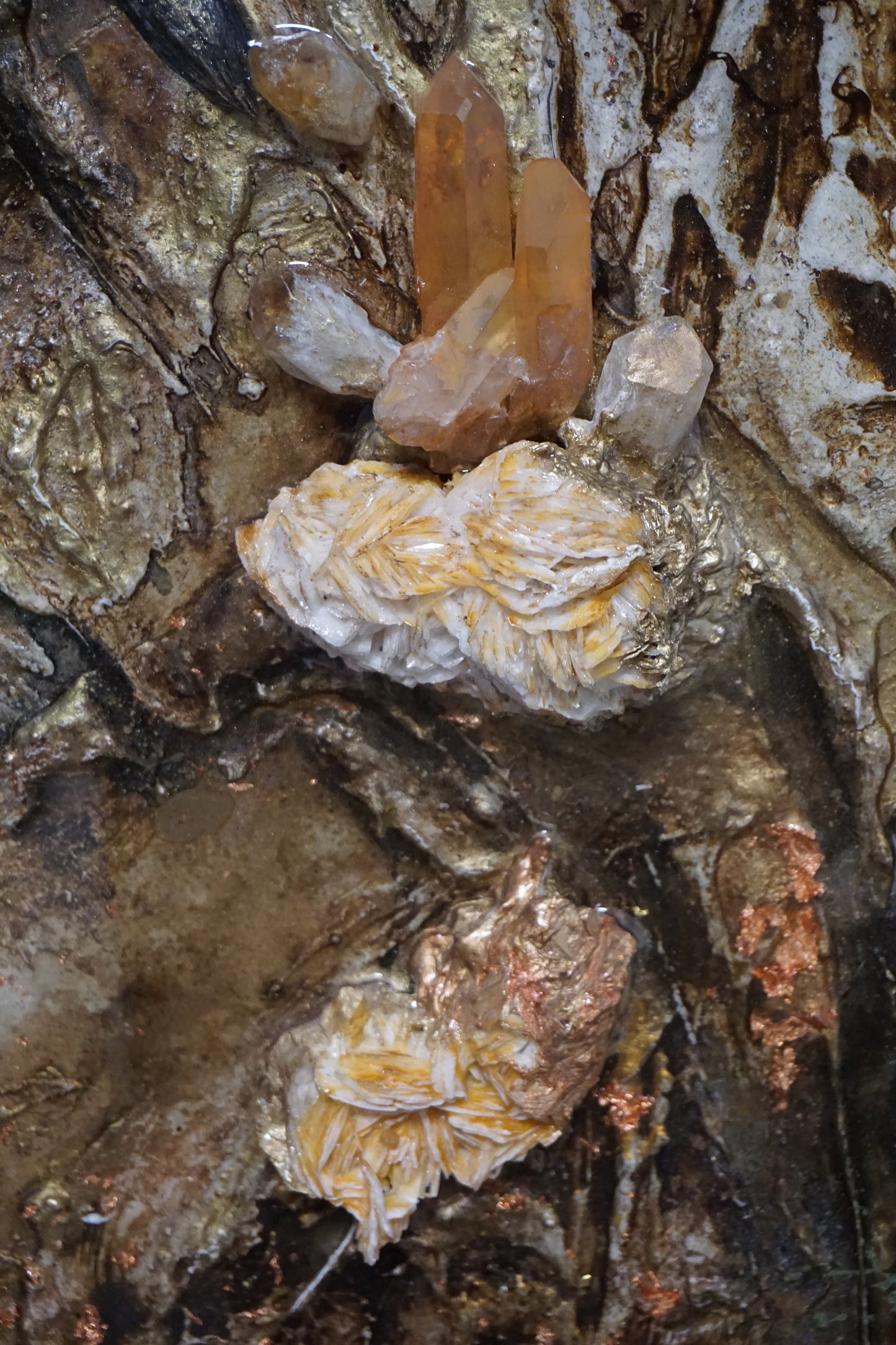 Der magische Berg - Bergkristall- Komposition