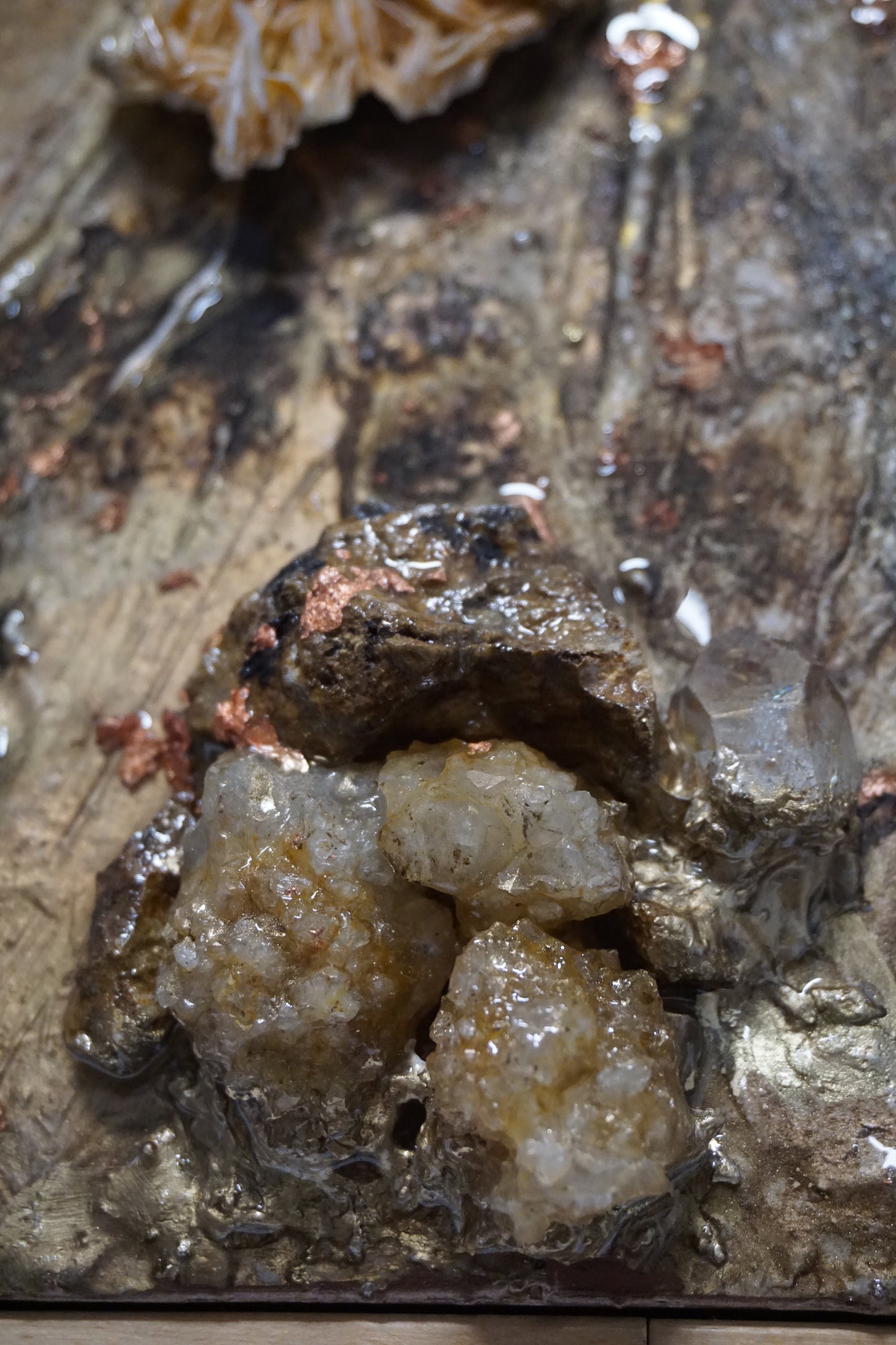 Der magische Berg - Bergkristall- Komposition