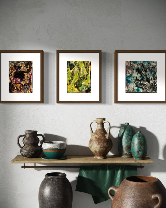 Dreiklang der Natur: Mineralisches Triptychon