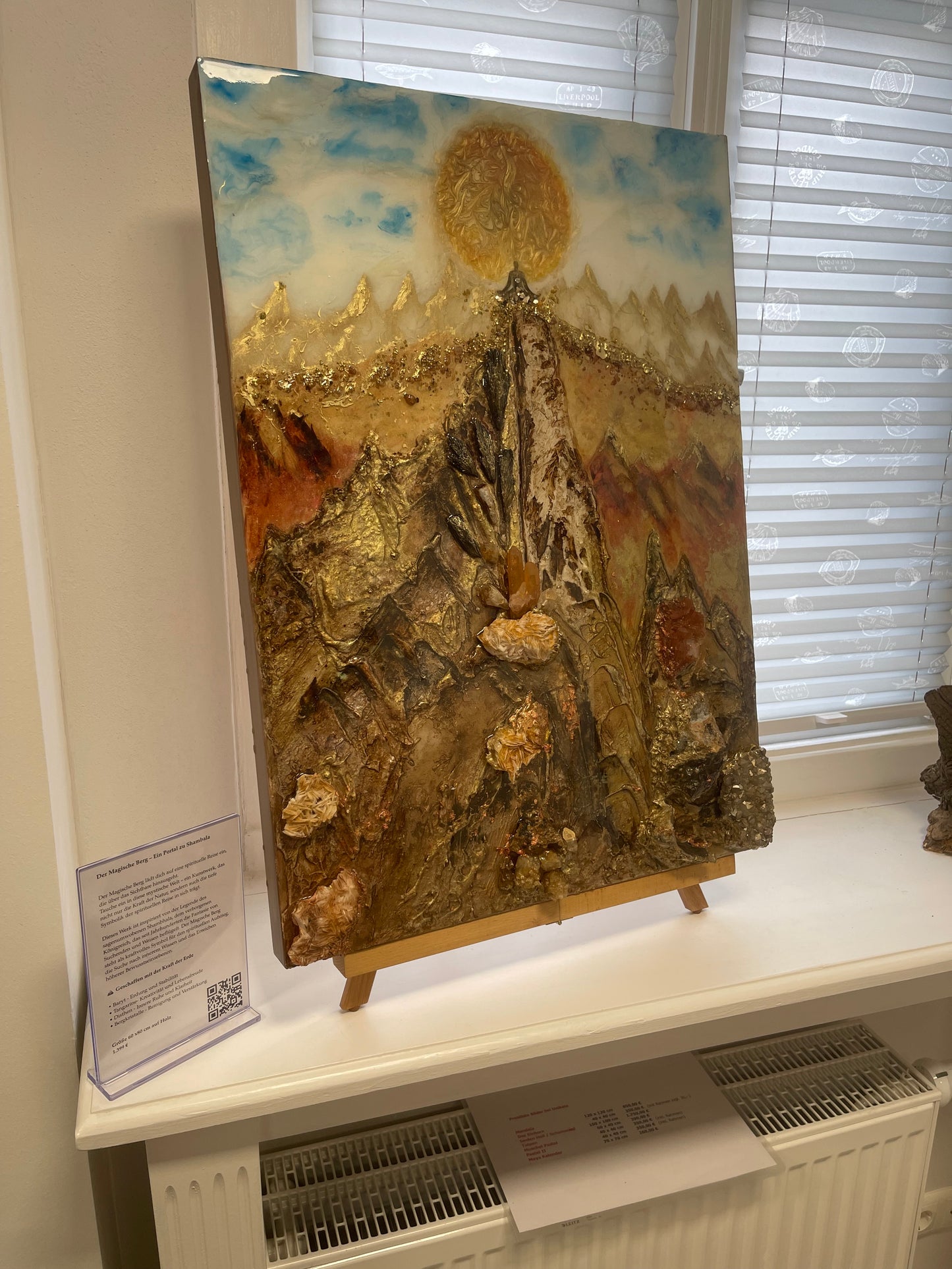 Der magische Berg - Bergkristall- Komposition