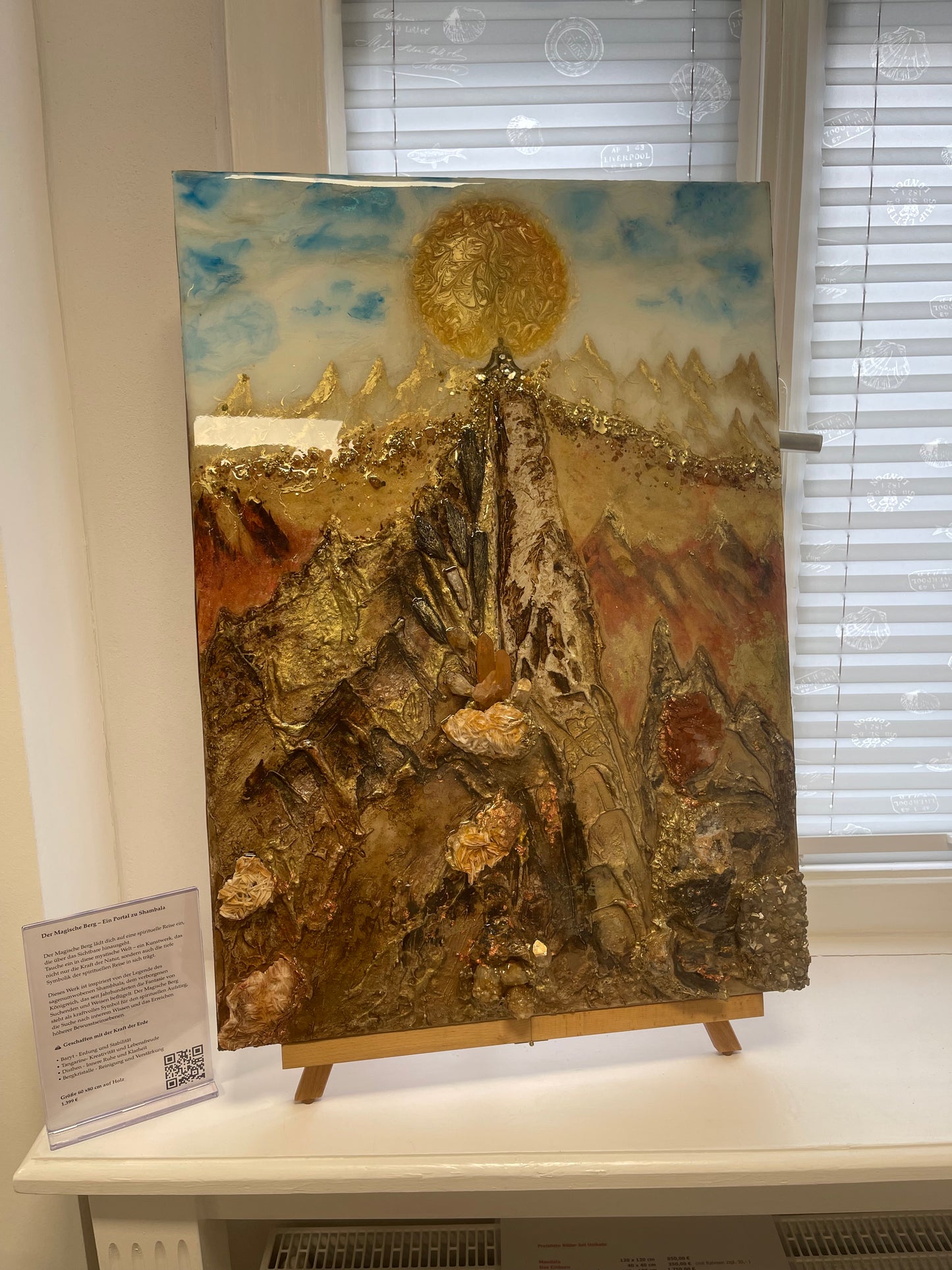 Der magische Berg - Bergkristall- Komposition