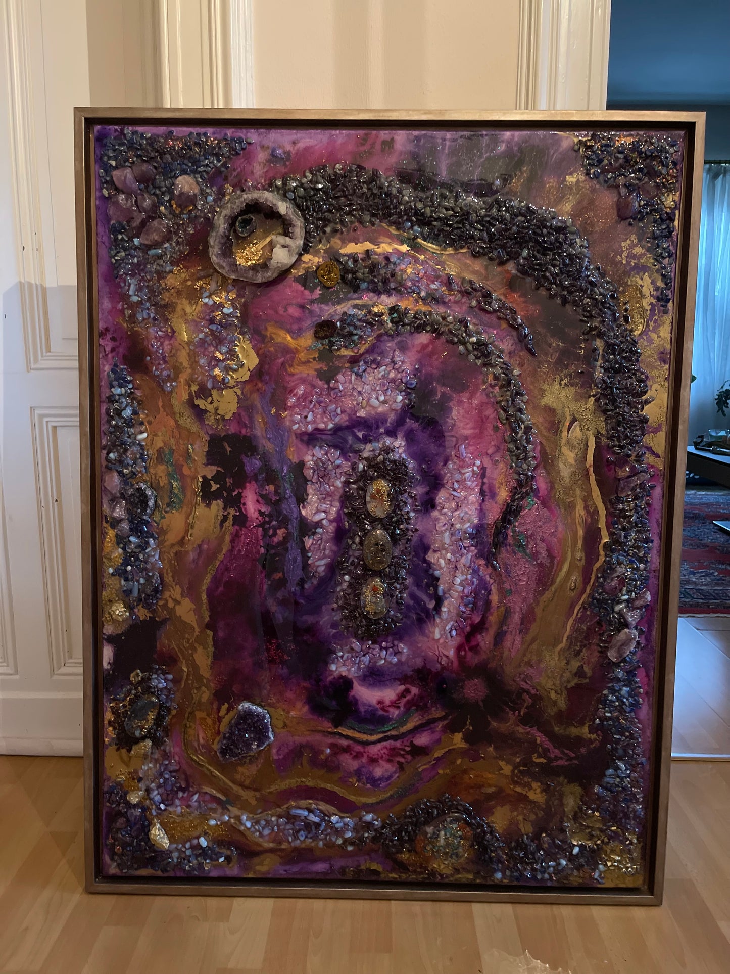 Amethystos Kristall Komposition