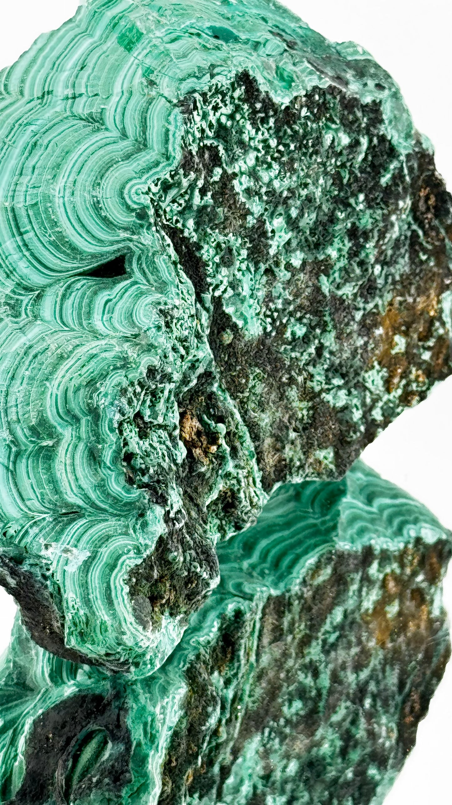 Malachit – Spektakuläre Bänderung – Kongo, 830g