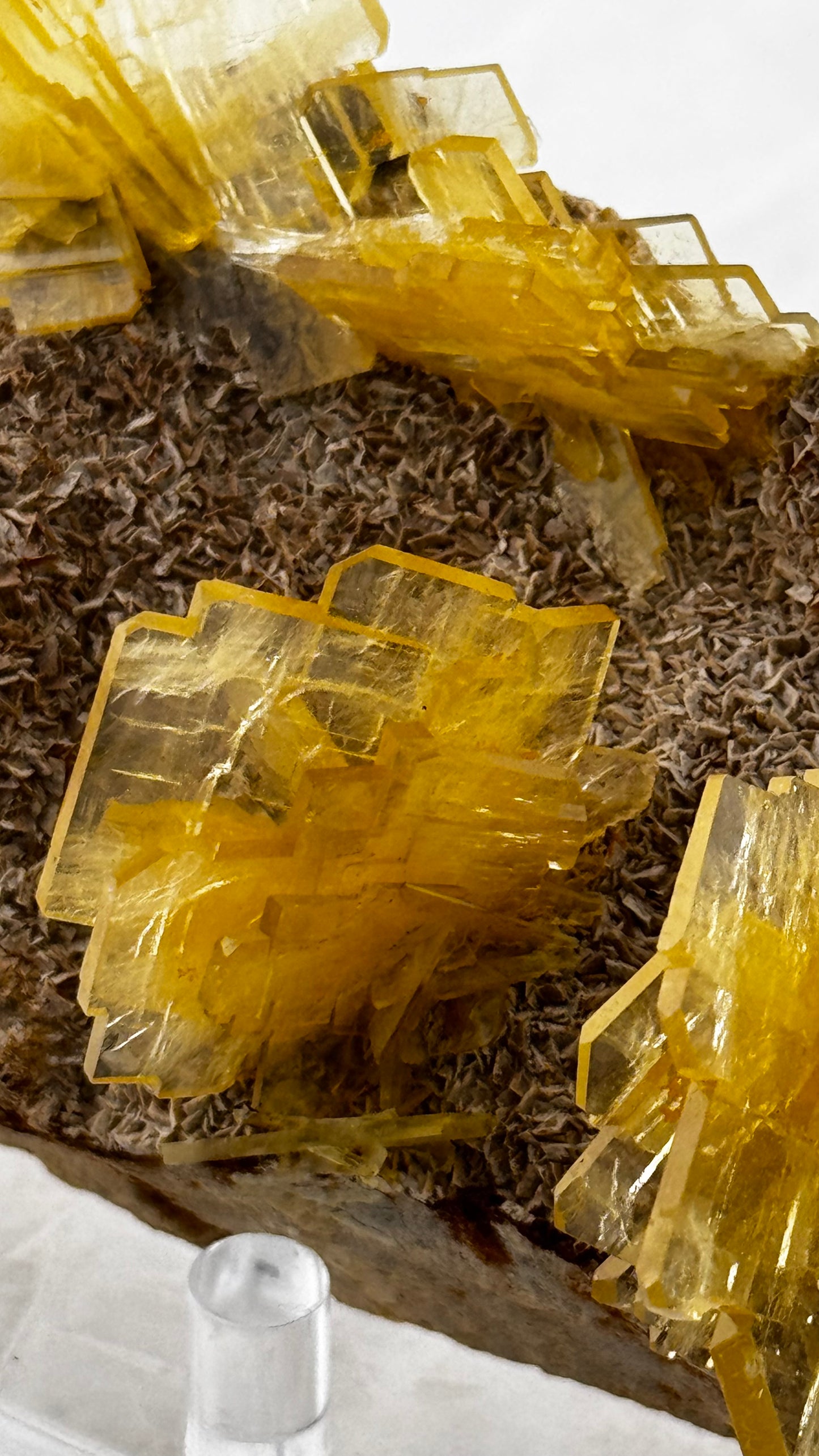 Schwefel auf Baryt-Matrix – Huanuco, Peru, 349g