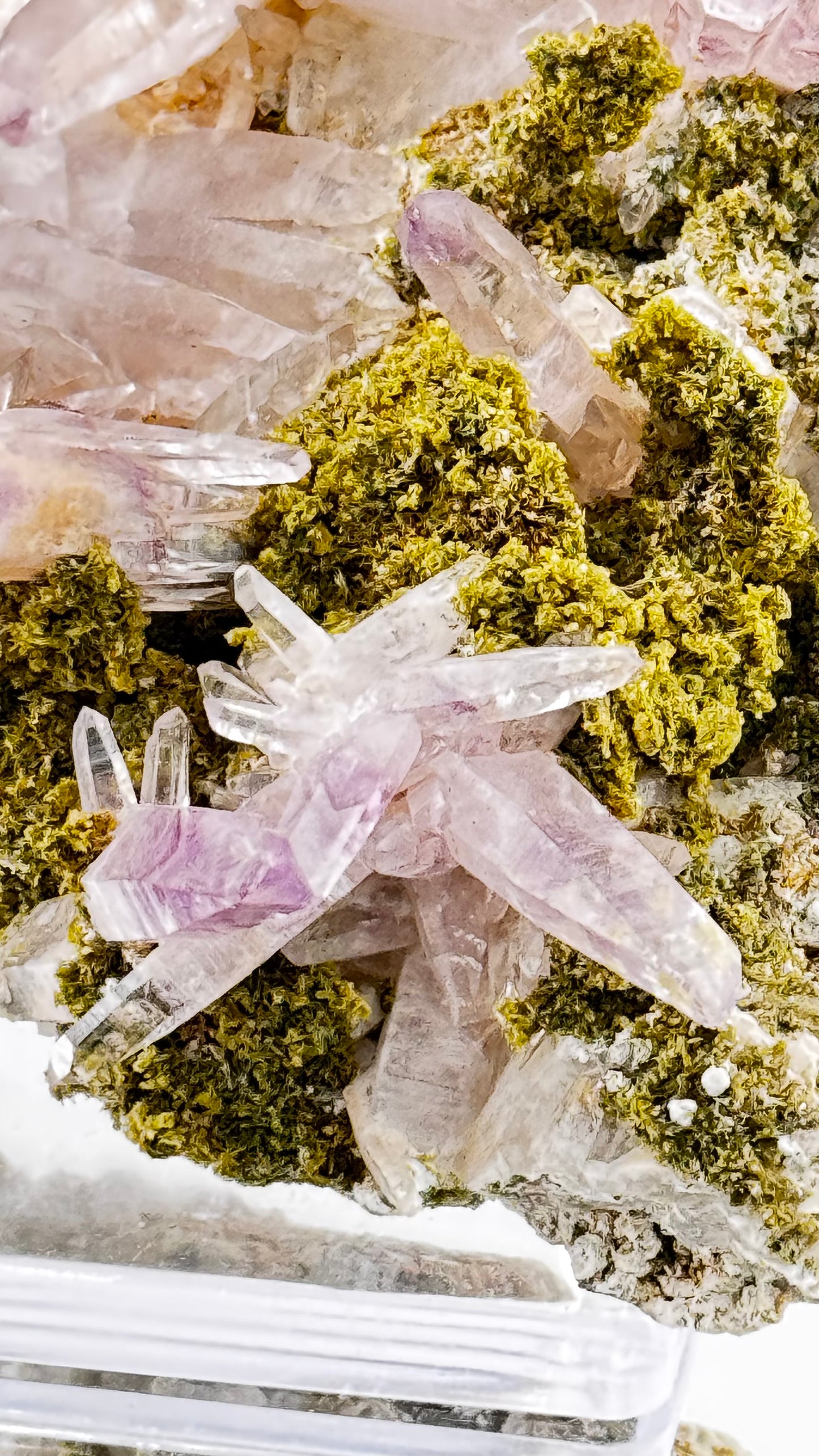 Amethyst mit Epidot – Las Vigas, Vera Cruz, Mexiko, 233g