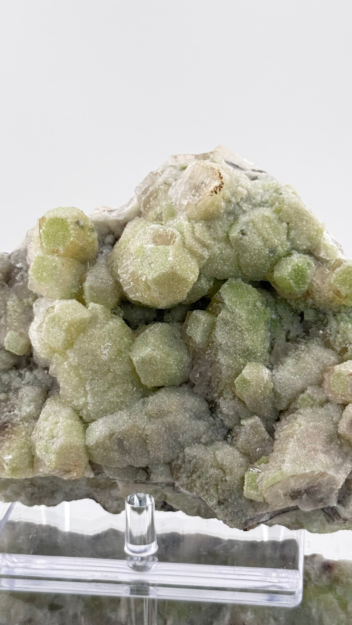 Duftit auf Calcit – Tsumeb Mine, Namibia, 884g