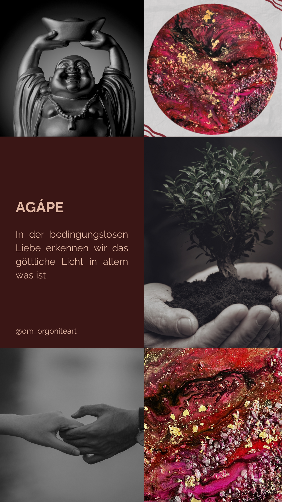 Agápe – Kristall-Komposition