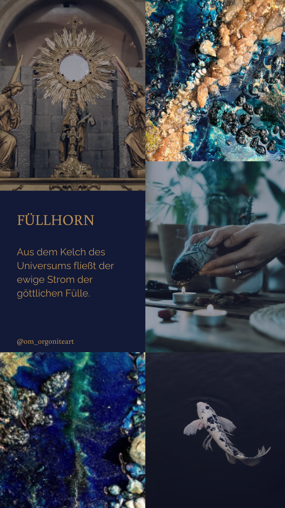 Füllhorn – Kristall-Komposition