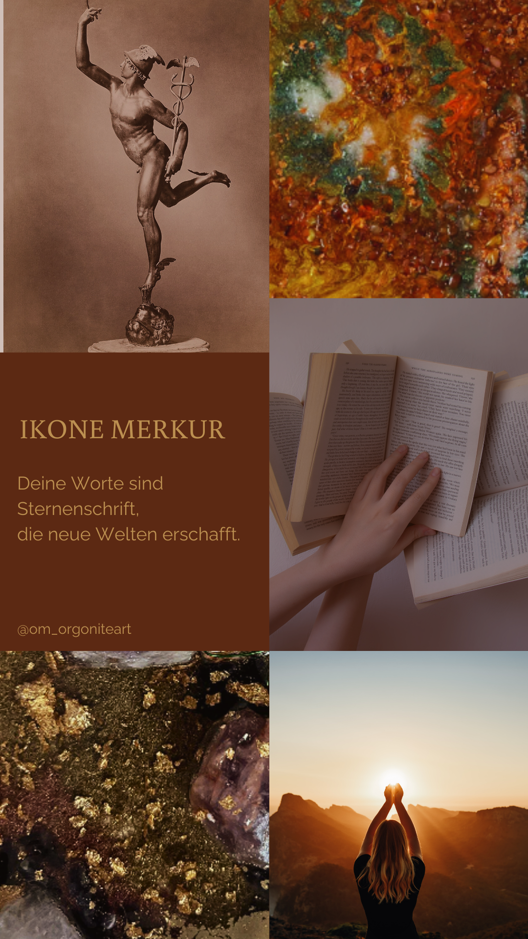 Merkur – Kristall-Komposition