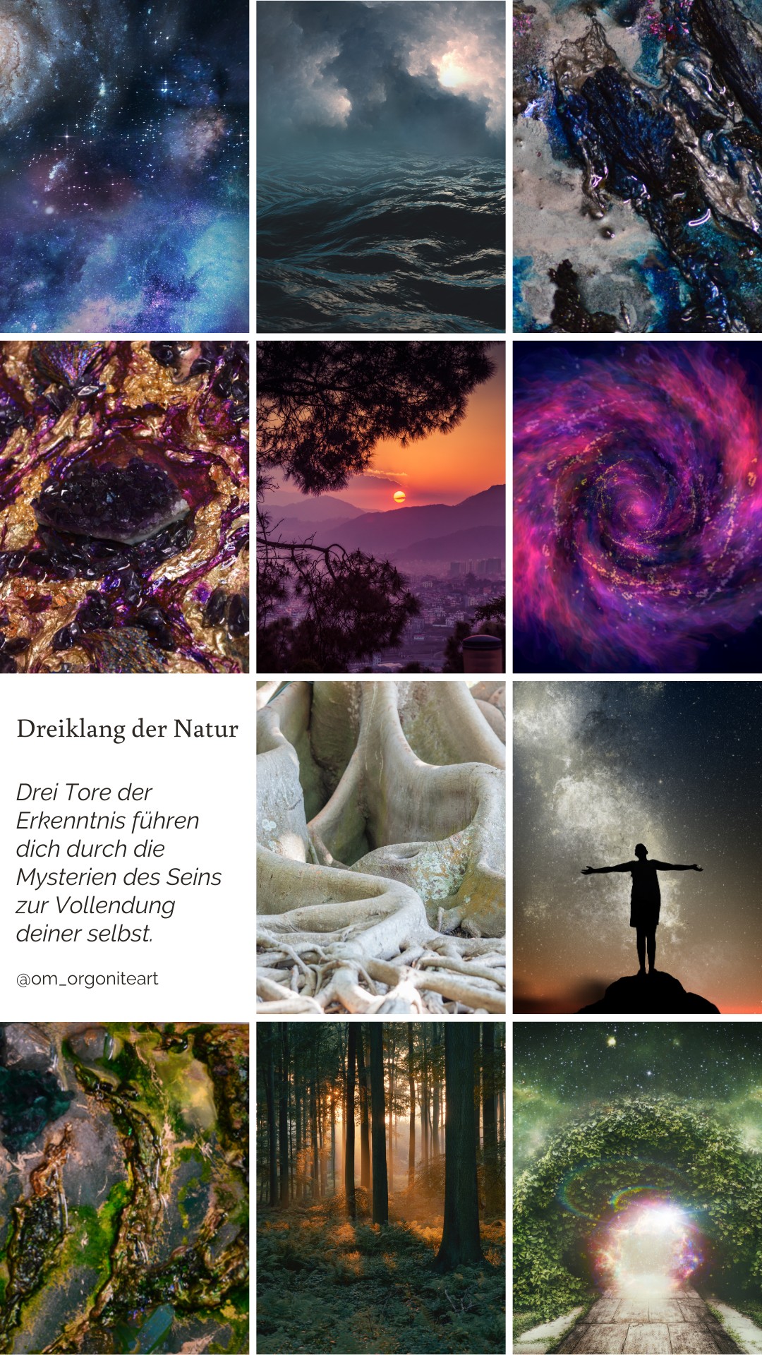 Dreiklang der Natur: Mineralisches Triptychon