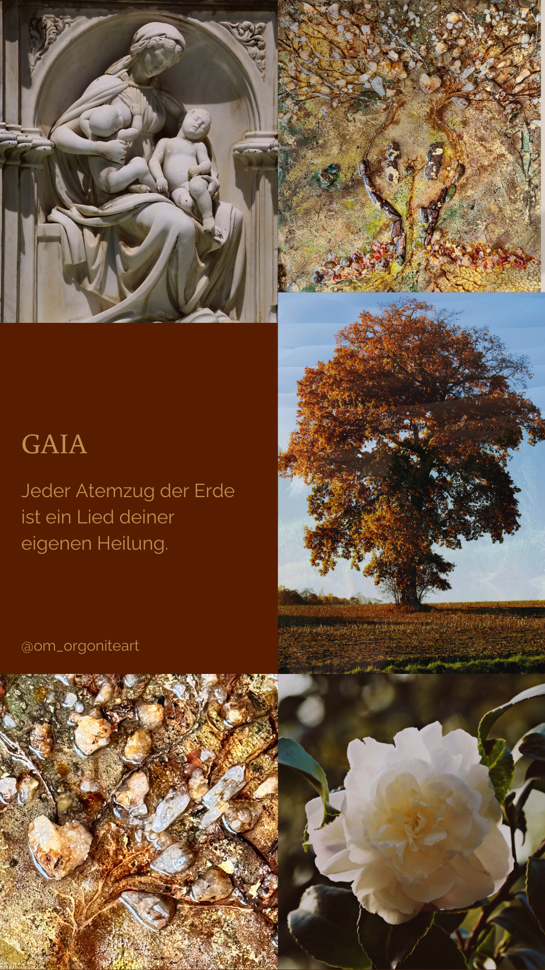 Gaia – Kristall-Komposition