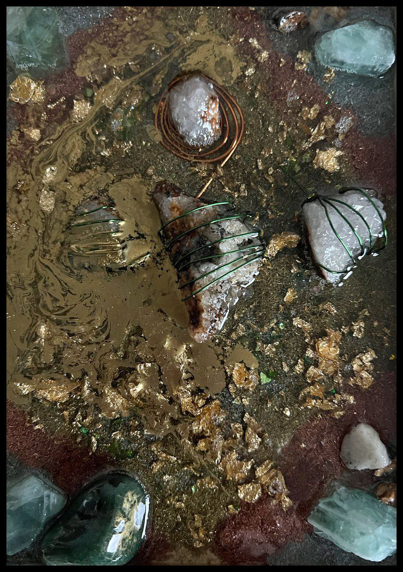 Orgonit Energie Ikone Erde Rückseite