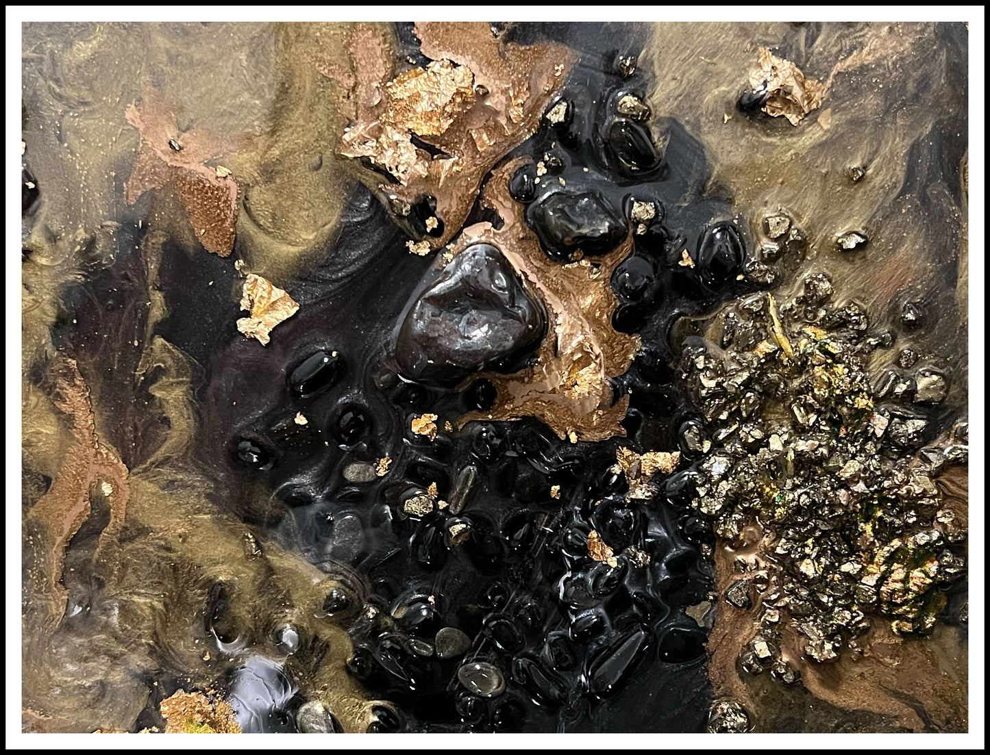 Orgonit Energiebild Erde Detail 1