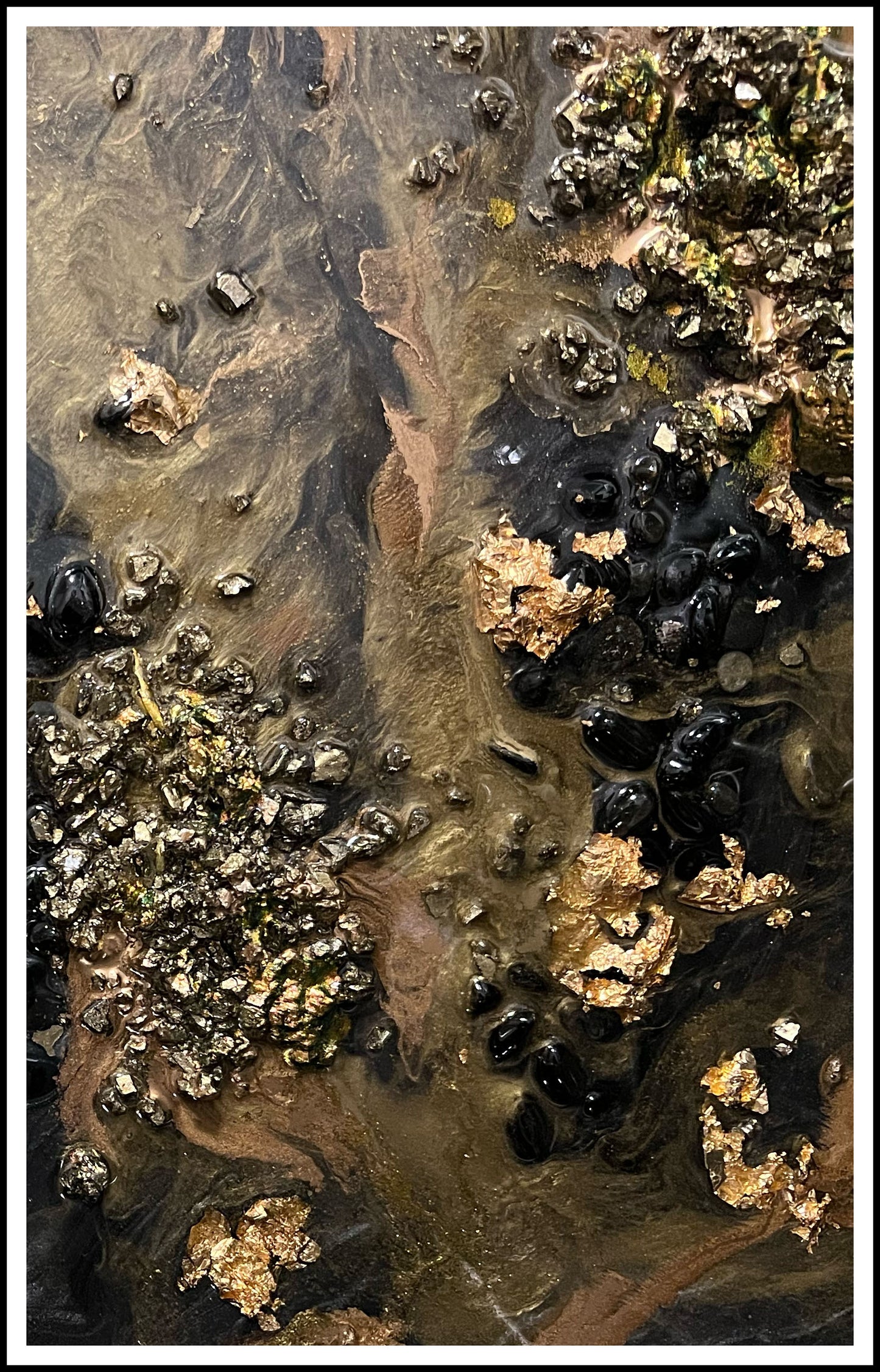 Orgonit Energiebild Erde Detail 2