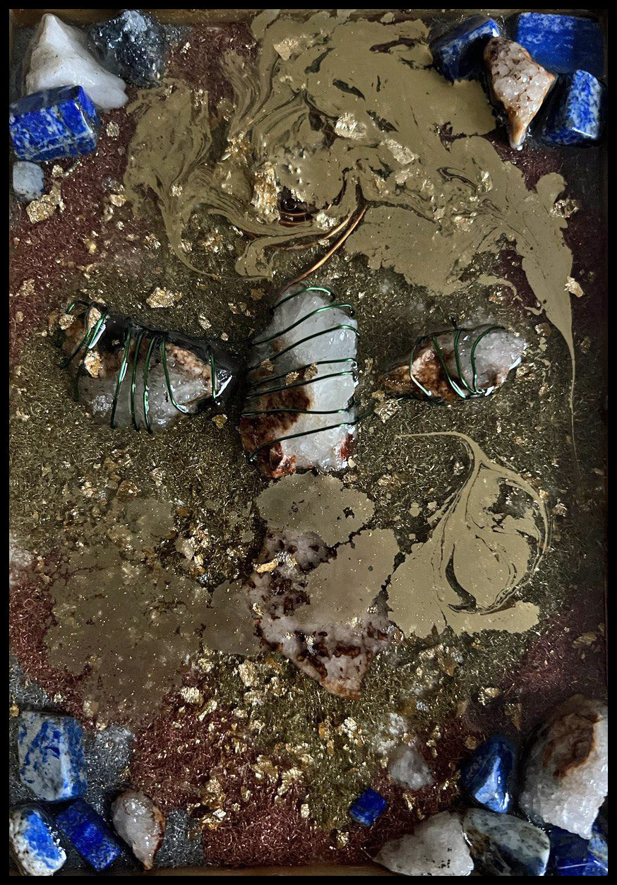 Orgonit Energie Ikone Neptun Rückseite