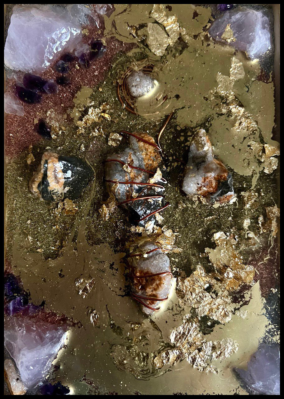 Orgonit Energie Ikone Saturn Rückseite